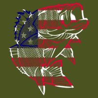 Transparent USA Fish Flag Premium T-Shirt