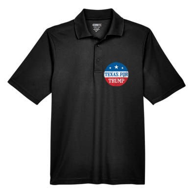 Texas Usa Flag Vote For Donald Pro Trump Republican Men's Origin Performance Pique Polo