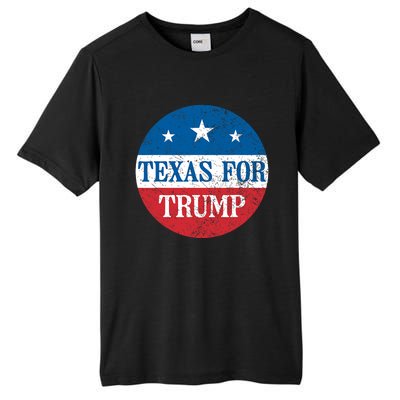 Texas Usa Flag Vote For Donald Pro Trump Republican Tall Fusion ChromaSoft Performance T-Shirt