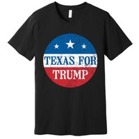 Texas Usa Flag Vote For Donald Pro Trump Republican Premium T-Shirt