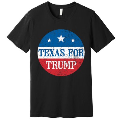 Texas Usa Flag Vote For Donald Pro Trump Republican Premium T-Shirt