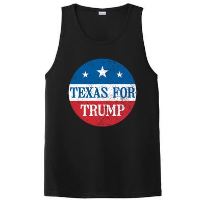 Texas Usa Flag Vote For Donald Pro Trump Republican PosiCharge Competitor Tank