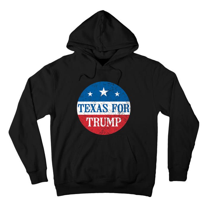 Texas Usa Flag Vote For Donald Pro Trump Republican Tall Hoodie