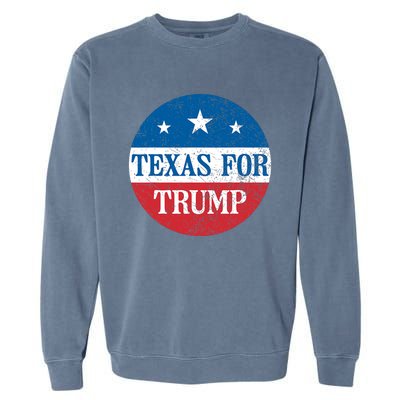 Texas Usa Flag Vote For Donald Pro Trump Republican Garment-Dyed Sweatshirt