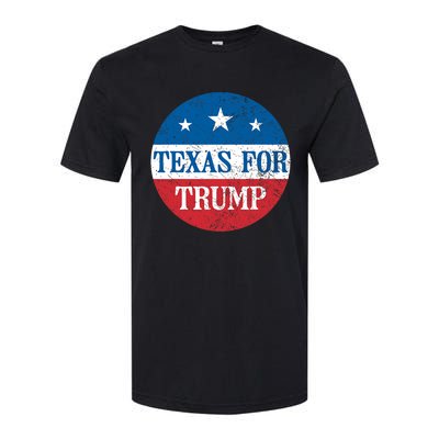 Texas Usa Flag Vote For Donald Pro Trump Republican Softstyle CVC T-Shirt