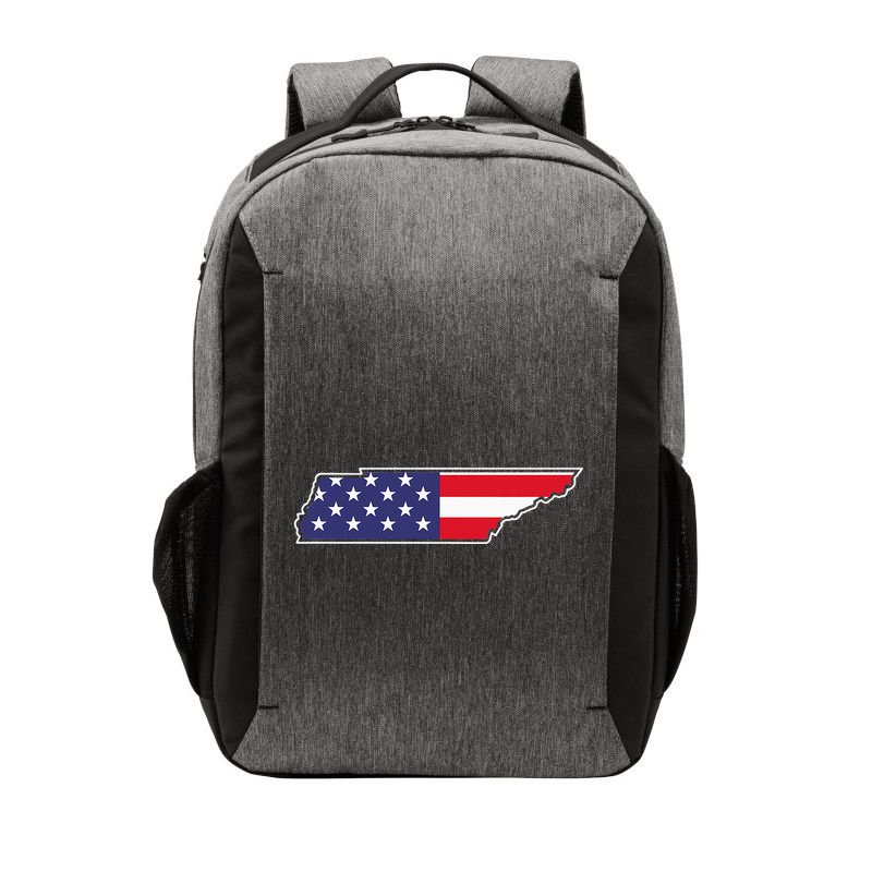 Tennessee USA Flag State Outline Patriotic American Vector Backpack