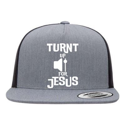 Turn Up For Jesus Flat Bill Trucker Hat