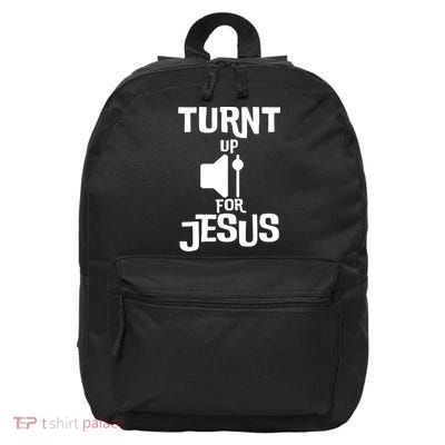 Turn Up For Jesus 16 in Basic Backpack