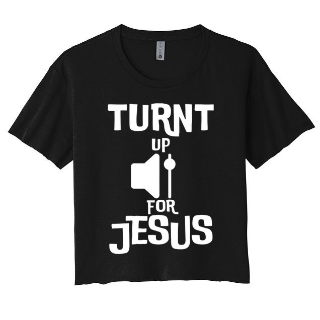 Turn Up For Jesus Crop Top