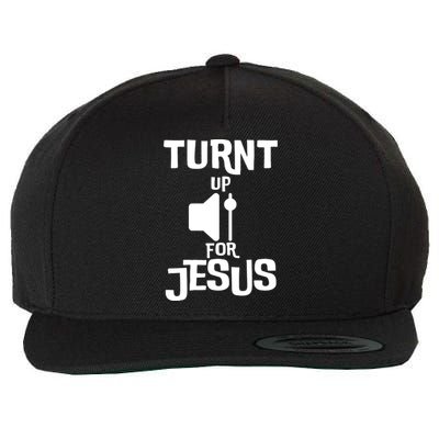 Turn Up For Jesus Wool Snapback Cap