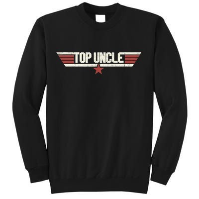Top Uncle Funny Vintage 80's Uncle 80s 1980 Sweatshirt