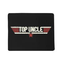 Top Uncle Funny Vintage 80's Uncle 80s 1980 Mousepad