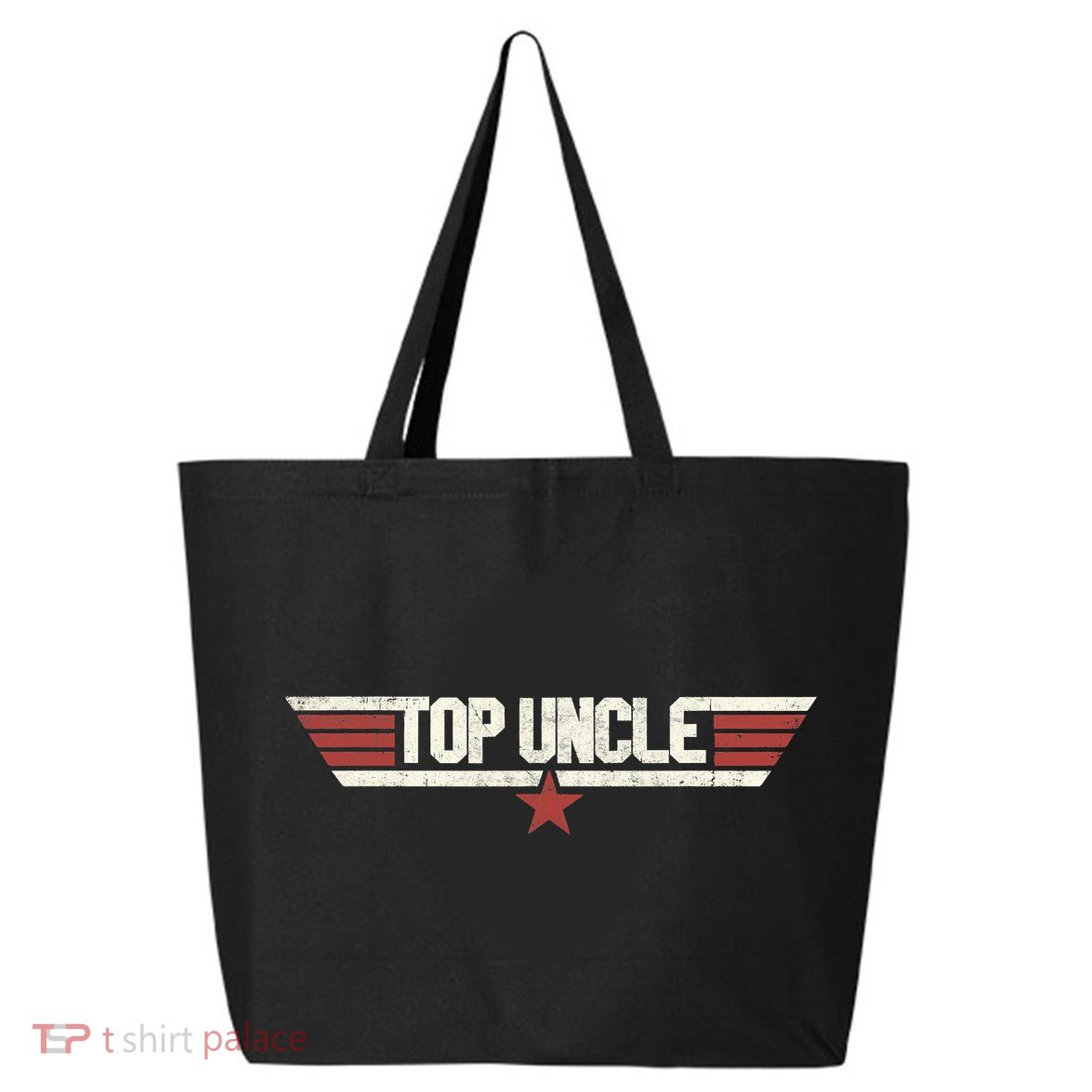 Top Uncle Funny Vintage 80's Uncle 80s 1980 25L Jumbo Tote