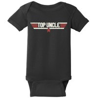 Top Uncle Funny Vintage 80's Uncle 80s 1980 Baby Bodysuit