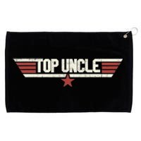 Top Uncle Funny Vintage 80's Uncle 80s 1980 Grommeted Golf Towel