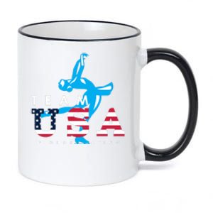 TEAM USA Figure Skating WInter Games 11oz Black Color Changing Mug