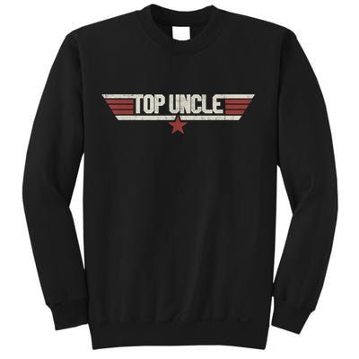 Top Uncle Funny Vintage 80's Gift Uncle 80s 1980 Sweatshirt