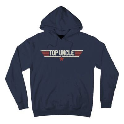 Top Uncle Funny Vintage 80's Gift Uncle 80s 1980 Tall Hoodie