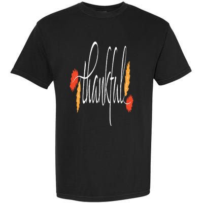 Thankful Unique Fall Thanksgiving Garment-Dyed Heavyweight T-Shirt