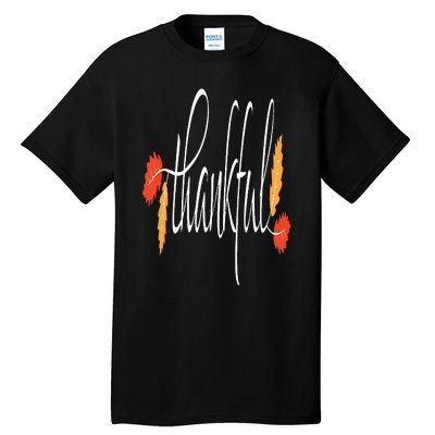 Thankful Unique Fall Thanksgiving Tall T-Shirt