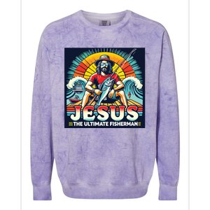 The Ultimate Fisherman Colorblast Crewneck Sweatshirt