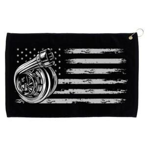 Turbo Us Flag Tuner Car Guy Car Enthusiast Racing Drifting Grommeted Golf Towel