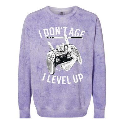 The Ultimate Giftidea For Gamers Colorblast Crewneck Sweatshirt