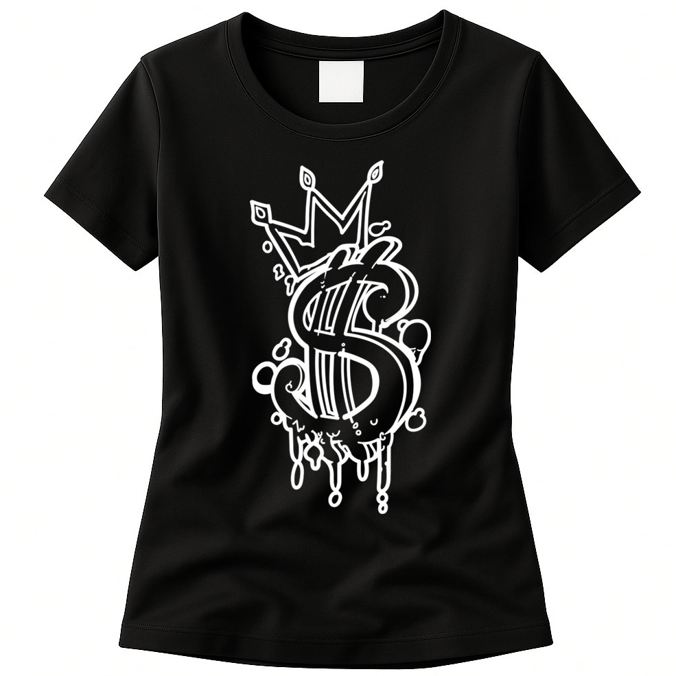 Trendy Urban Graffiti, Streetwear Aesthetic Graphic Womens T-Shirt