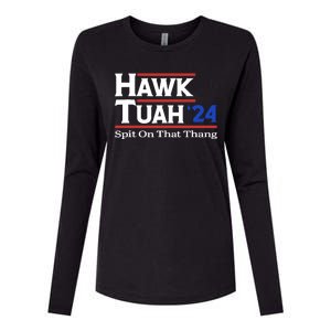 Tuah Utah Hawk 24 Girl Interview Womens Cotton Relaxed Long Sleeve T-Shirt