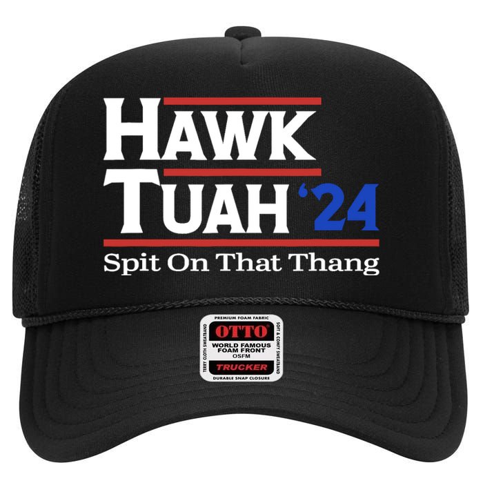 Tuah Utah Hawk 24 Girl Interview High Crown Mesh Back Trucker Hat