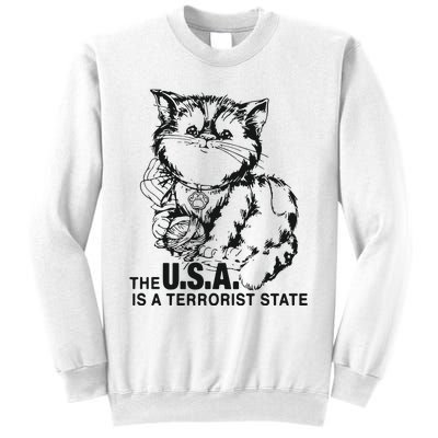 The Usa Is A Terrorist State Sweatshirt