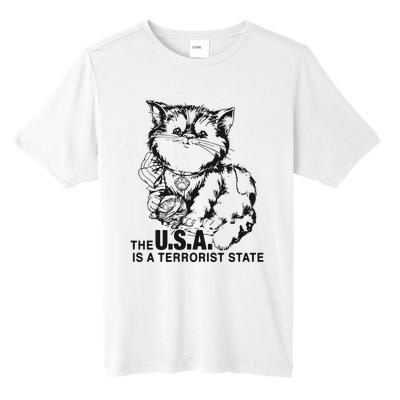 The Usa Is A Terrorist State Tall Fusion ChromaSoft Performance T-Shirt