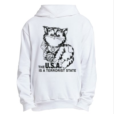 The Usa Is A Terrorist State Urban Pullover Hoodie