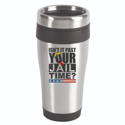 Trump Usa Isn’T It Past Your Jail Time Vintage 16oz Travel Tumbler