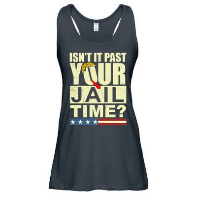 Trump Usa Isn’T It Past Your Jail Time Vintage Ladies Essential Flowy Tank