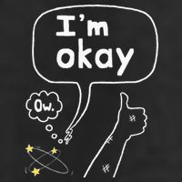 Thumbs Up IM Okay Adult Drive Performance Visor