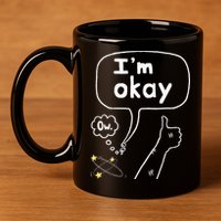 Thumbs Up IM Okay 11oz C Handle Ceramic Mug