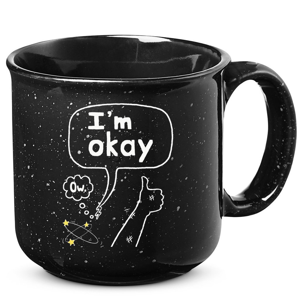 Thumbs Up IM Okay 15oz Campfire Ceramic Mug