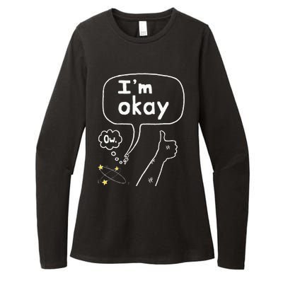 Thumbs Up IM Okay Womens CVC Long Sleeve Shirt