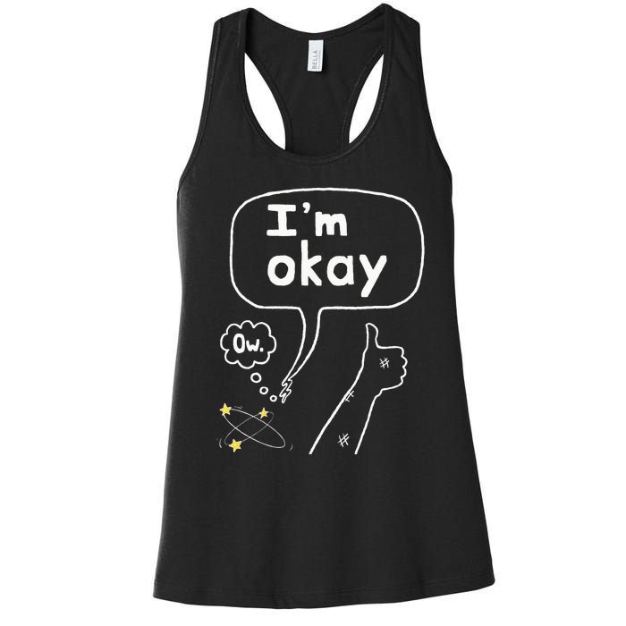 Thumbs Up IM Okay Women's Racerback Tank