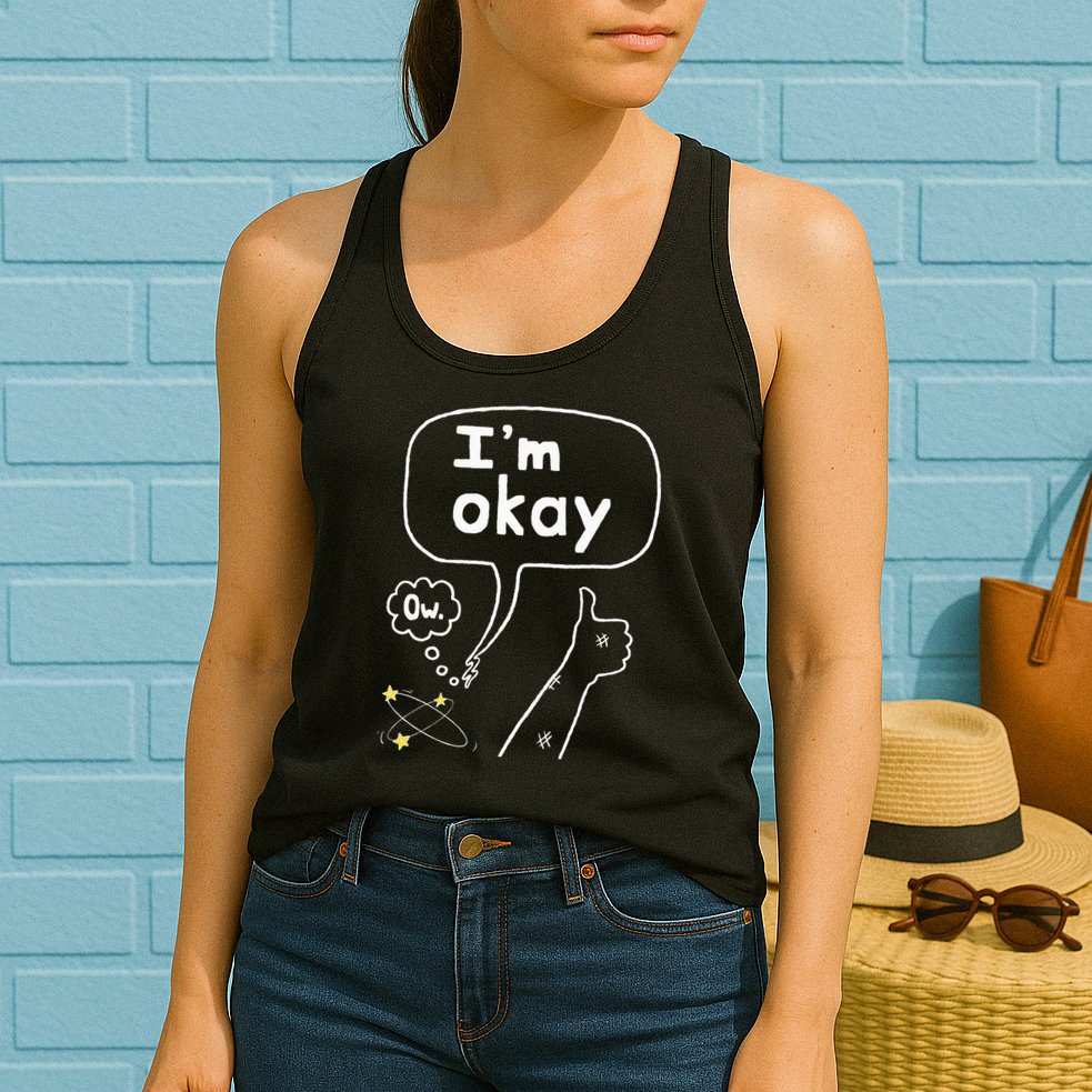 Thumbs Up IM Okay Womens Tank Top