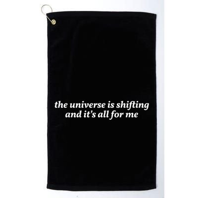 The Universe Is Shifting And Its All For Me | Funny Gift Queen Golf Towel
