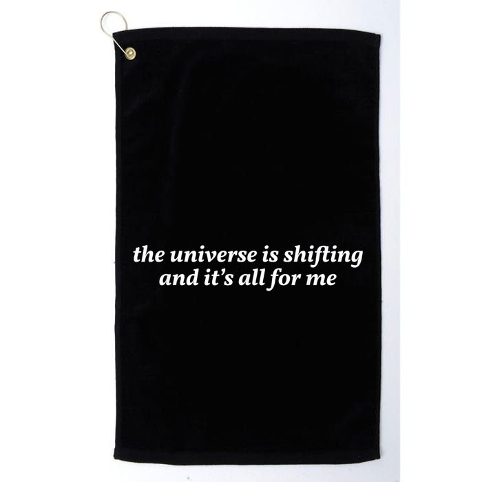 The Universe Is Shifting And Its All For Me | Funny Gift Queen Golf Towel