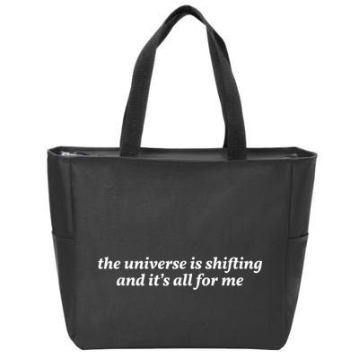 The Universe Is Shifting And Its All For Me | Funny Gift Queen Zip Tote Bag
