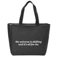 The Universe Is Shifting And Its All For Me | Funny Gift Queen Zip Tote Bag