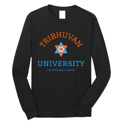 Tribhuvan University Kathmandu Nepal The Oldest University Long Sleeve Shirt