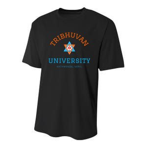 Tribhuvan University Kathmandu Nepal The Oldest University Youth Performance Sprint T-Shirt