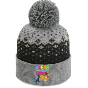 Teach Understand Love Inspire Autism Awareness For Teachers The Baniff Cuffed Pom Beanie