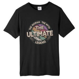 The Ultimate Legend Retro Frisbee Ladies Ultimate Gift Tall Fusion ChromaSoft Performance T-Shirt