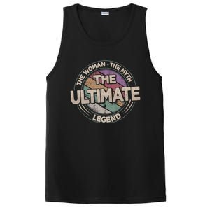 The Ultimate Legend Retro Frisbee Ladies Ultimate Gift PosiCharge Competitor Tank